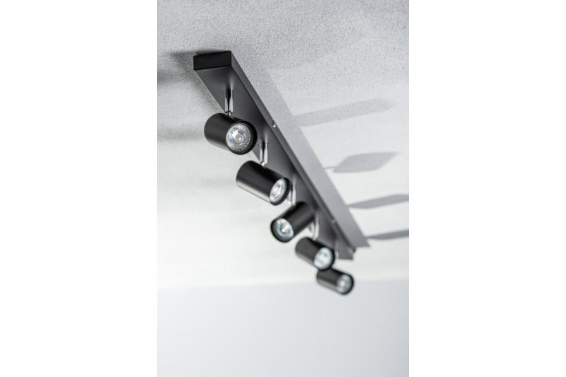 Decor Lustră de tavan VENETO IP20 max. 20W 5 x GU10 rotundă neagră 1208964044