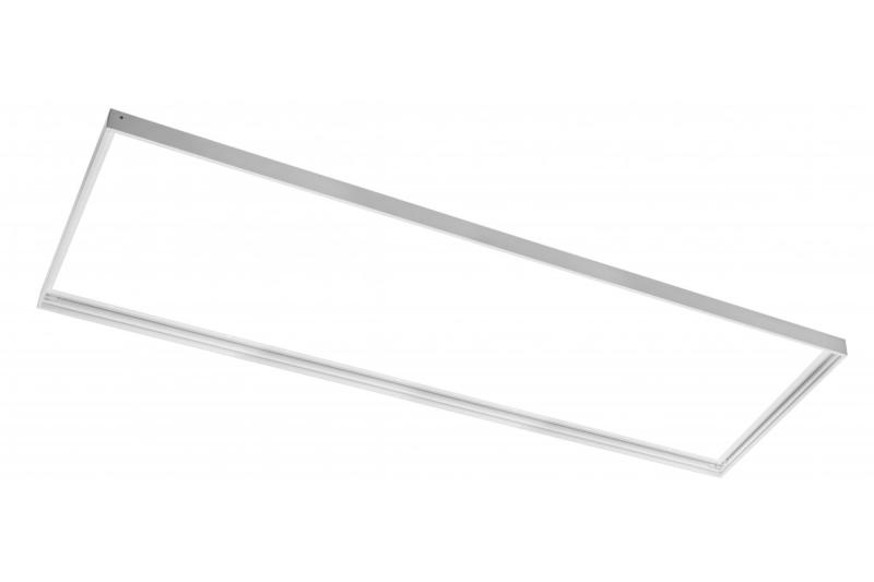 CADRU PENTRU MONTARE PE SUPRAFAȚĂ A PANELULUI LED 30x120cm (KING), alb 1208965294