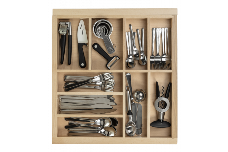 Decor Cutle Tăvi de Tacâmuri Bucătărie Organizator Tacâmuri Reglabil 1208966292