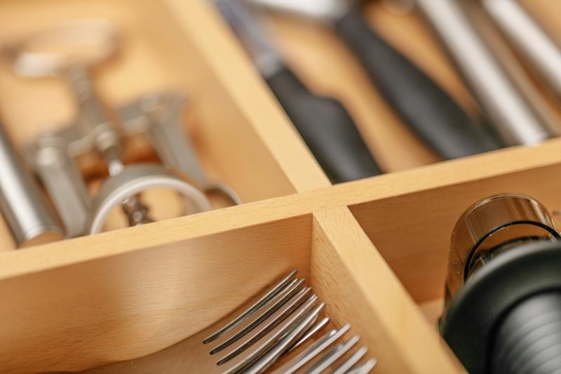 Decor Cutle Tăvi de Tacâmuri Bucătărie Organizator Tacâmuri Reglabil 1208966292