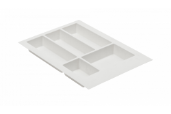 Decor Cutle Tăvițe pentru Tacâmuri Insert pentru Sertarul de Bucătărie 400 Alb 1208966373