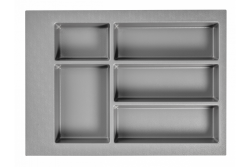 Decor Cutle Tăviță pentru tacâmuri Inserție pentru sertarul de bucătărie 400 Antracit 1208966374