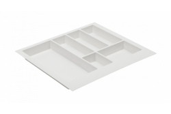 Decor Cutle Tăviță pentru tacâmuri, inserție pentru sertarul de bucătărie 600 Alb 1208966377