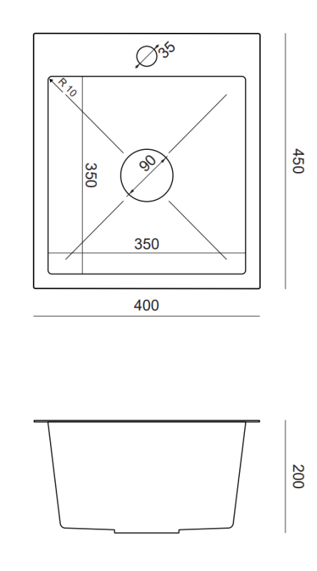 Quadri Dixton 40 set met zwarte rvs spoelbak met nano pvd 400x450 mm met kraangat opbouw en Quadri Bristol keukenkraan

Set Quadri Dixton 40 cu chiuvetă neagră din inox cu nano PVD 400x450 mm