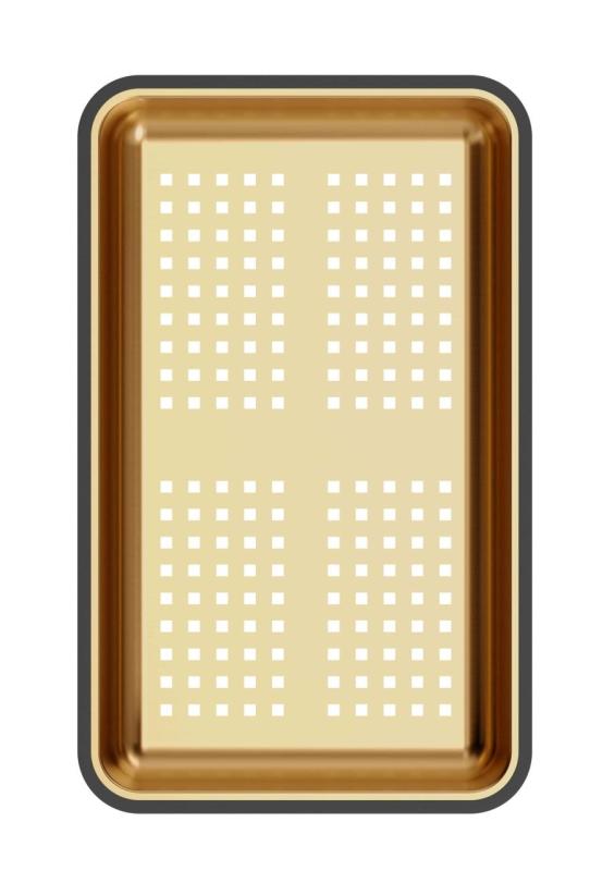Quadri tavă de resturi din cupru 38x23 cm pentru chiuvete Newport 1208967505