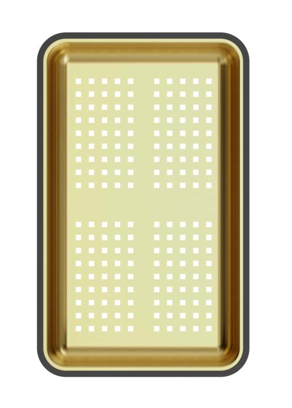 Quadri tavă pentru resturi de aur 38x23 cm pentru chiuvetele Newport 1208967506
