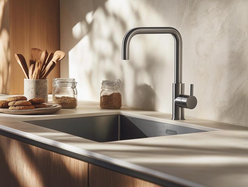 Pure.Sink Elite Steel Pure robinet de bucătărie din oțel inoxidabil PS8010-02