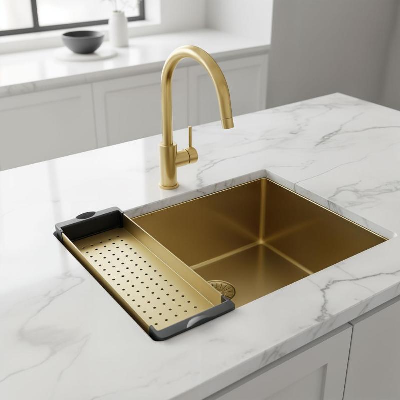 Pure.Sink Prestige cuvă de inserție pentru chiuvetă Aur PPGCL40-60