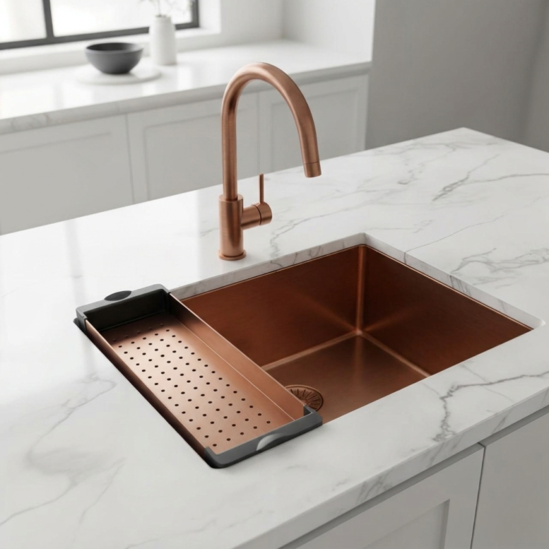 Pure.Sink Prestige cuvă chiuvetă Cupru PPGCL40-62