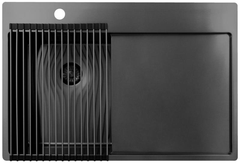 Pure.Sink Prestige rolmat chiuvetă Gun Metal PPGRM40-61