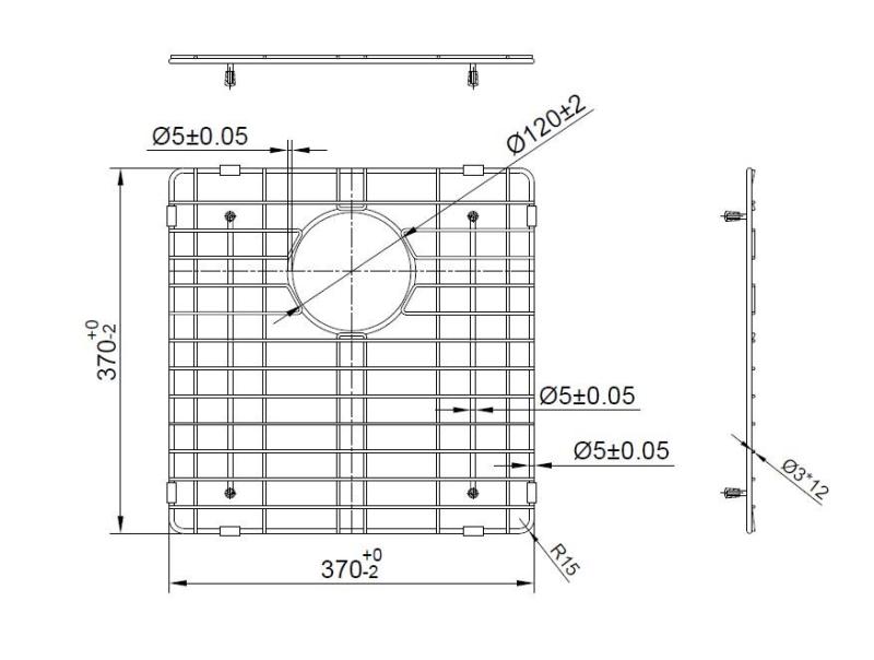 Pure.Sink Prestige suport de fund 40 Aur PPGGD40-60