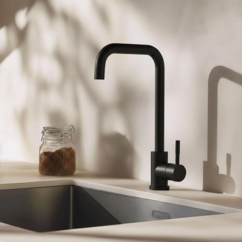 Pure.Sink Elite Steel Pure robinet de bucătărie negru mat PS8010-10