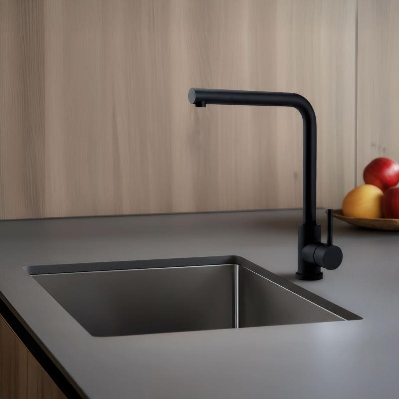 Pure.Sink Elite Steel Spark robinet de bucătărie Negru mat PS8040-10
