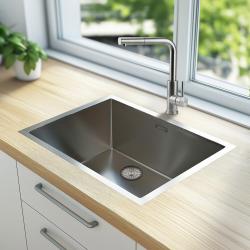 Pure.Sink Elite Steel Spark-S robinet de bucătărie din oțel inoxidabil cu duză extensibilă PS8041-02