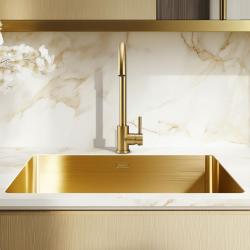 Pure.Sink Elite Steel Stream baterie de bucătărie PVD Aur Periat PS8044-60