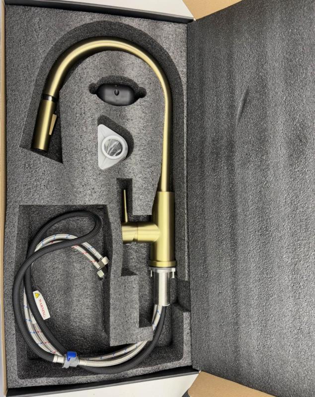 Pure.Sink Elite Steel Stream-S robinet de bucătărie negru mat cu gura de scurgere extensibilă PS8045-10