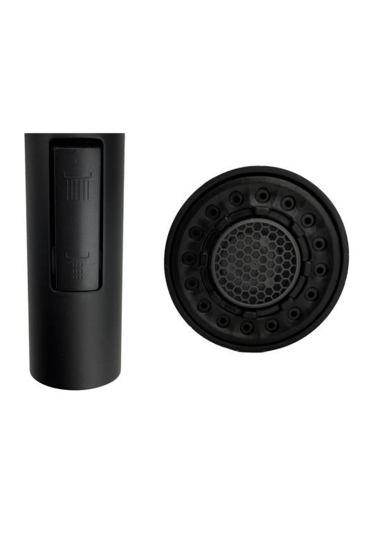 Robinet de bucătărie Pure.Sink Elite Steel Stream-S PVD, aur periat, cu duză extensibilă PS8045-60