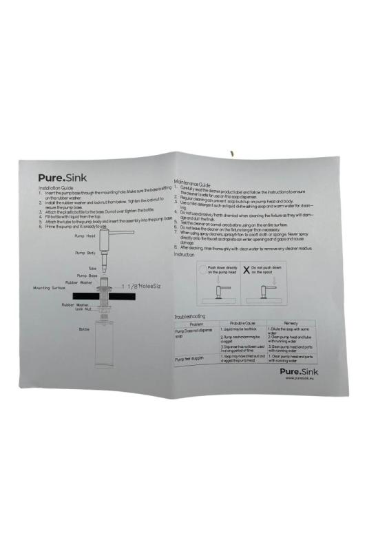 Pure.Sink Elite Steel Shine încorporabil, PVD aur periat, reîncărcabil de sus, PS9010-60.