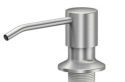 Quadri Manchester Dispenser de Săpun Încastrat din Oțel Inoxidabil - Reîncărcabil de Sus 1208967655