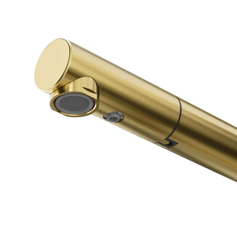 Quadri Ellesmere Baterie de bucătărie PVD Aur 3-căi cu conexiune suplimentară pentru apă filtrată 1208967781