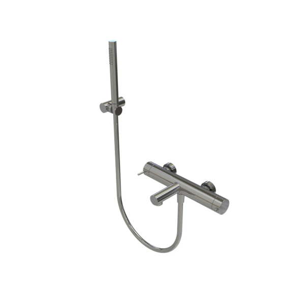 Waterevolution Flow tweerichtings thermostatische douchemengkraan met handdouche chroom T130TN01