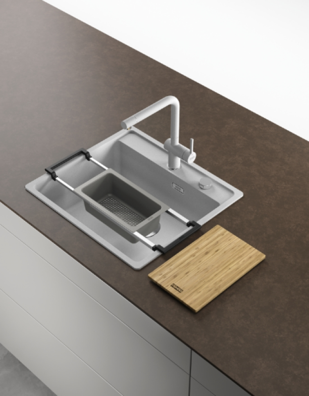 Franke Universal Accessoire All-In Set 1 - Tocător, Tavă de Plastic și Pod Telescopic 112.0655.481