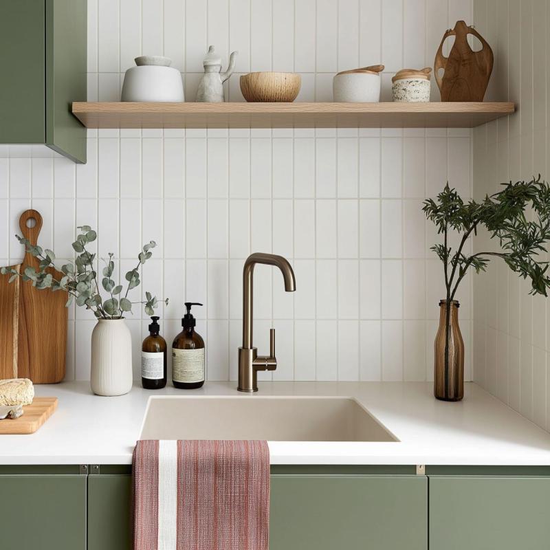 GraniteMy Universal Beige Nisip Chiuvetă de Granit 40x40 cm montare pe blat, sub blat și la nivel cu blatul cu dop metalic negru - 1208967919