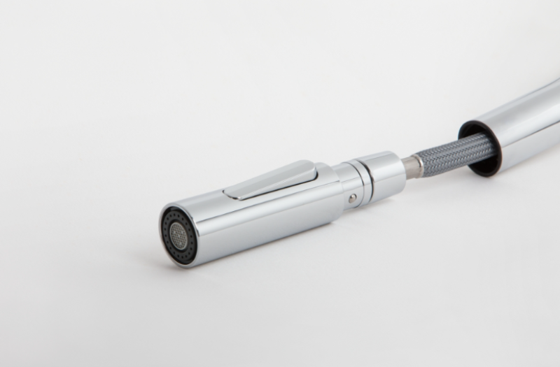 Franke Pescara J Monocomandă Mixer Negru cu Duza Extensibilă și Funcție de Pulverizare 115.0575.968