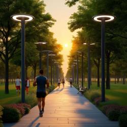 Lumina stradală și de parc ORLANDO, LED, 100W, 10000lm, 4000K, AC180-250V, IP65, 5y