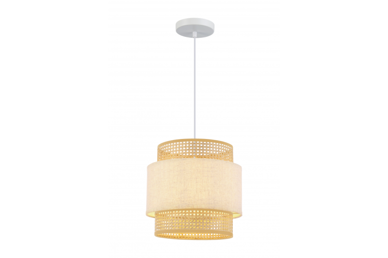 Corp de iluminat de tavan ABRA, 6168, AC220-240V, 50/60Hz, 1*E27, max.40W, IP20, medie 40 cm, crem.