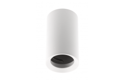 Corp de iluminat de tavan TIPO alum, 65X115, IP20, max 50W, rotund alb