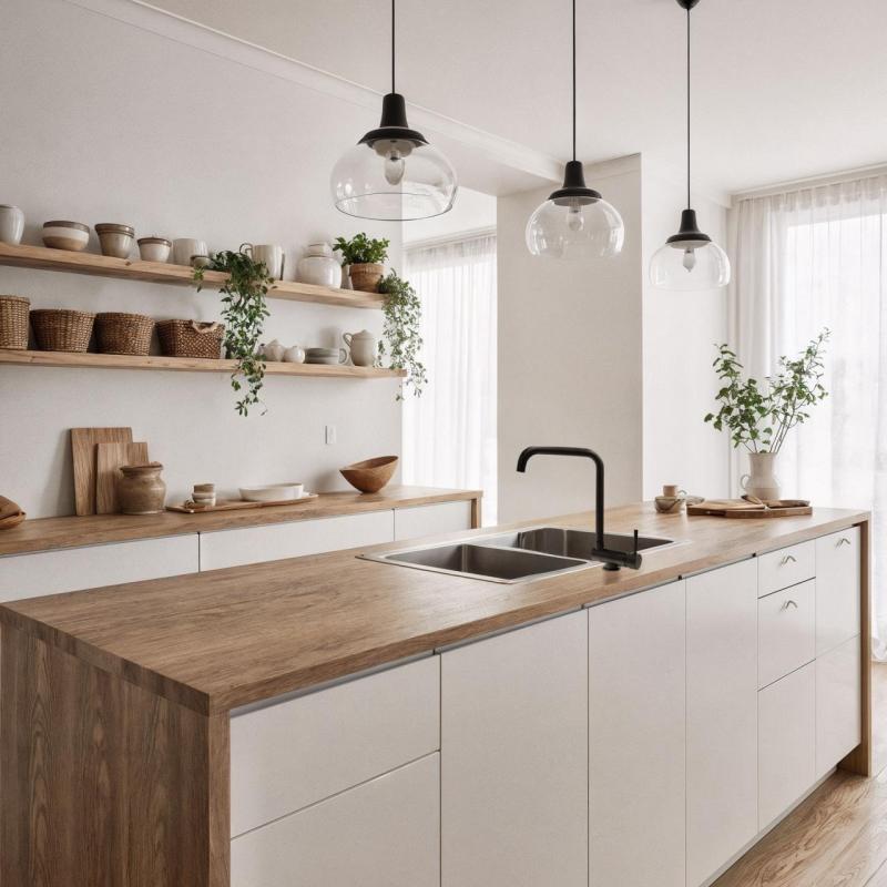 Graniteland Serenity Robinet de bucătărie negru cu gura pliabilă 1208969533.