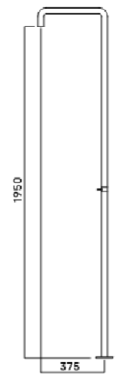 Waterevolution Flow coloană de duș cu robinet de amestec cupru T146CPE