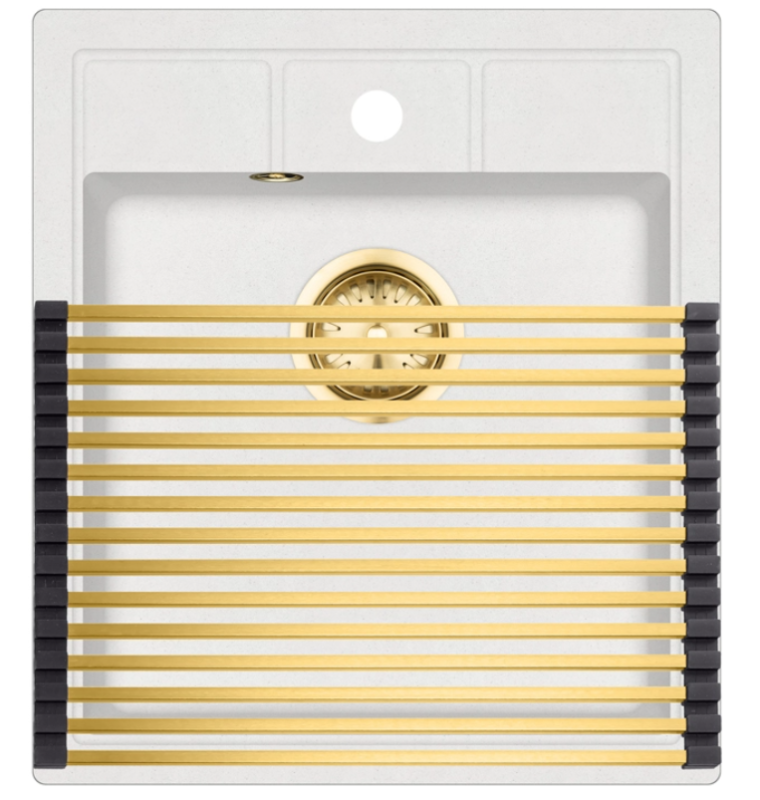 Ausmann Turt Auriu Covoraș Rulat peste și în chiuvetă 28x45 cm 1208969725