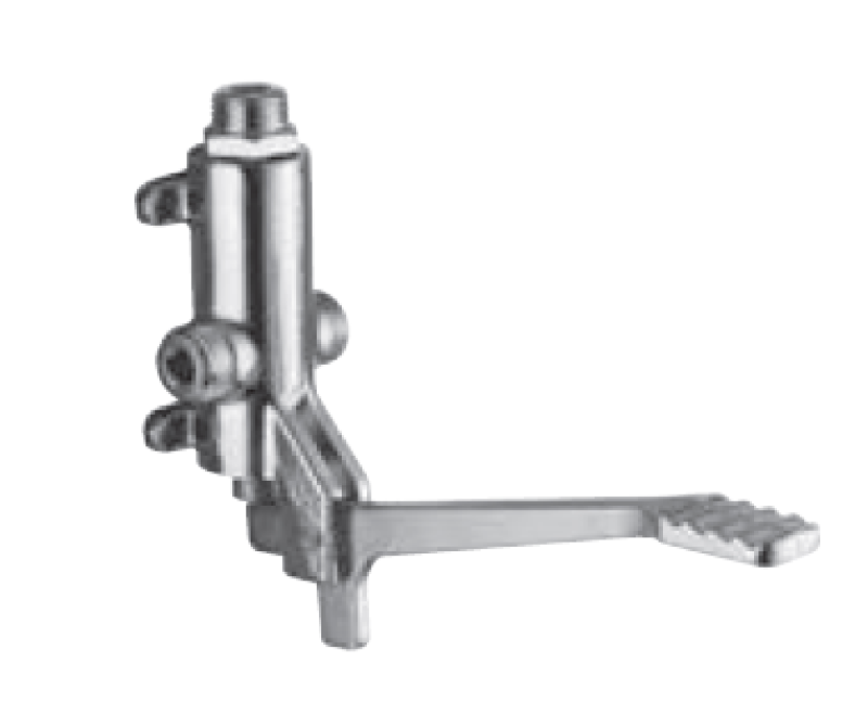 PB Pedal Line Bateria cu pedală pentru montare pe perete cromată 1208969754