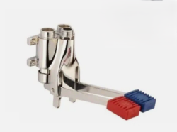 PB Pedal Line Dublu Pedală Mixer de apă cromat pentru Montare pe Perete 1208969759