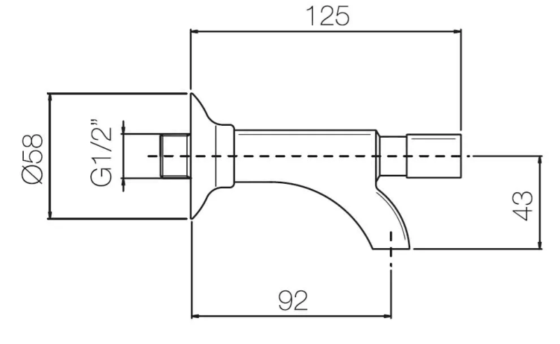 PB Grădină Robinet cu Buton Frontal 1208969796