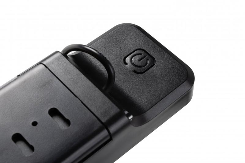 Corp de iluminat solar cu senzor de mișcare și crepuscular DAVOS, LED, 1000lm, 4000K, 2000mAh, IP54, negru