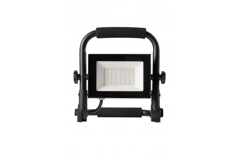 NELI Proiector portabil, LED, 30W, 2700lm, 6400K, AC220-240V, IP65, cablu 1.5m