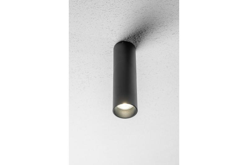 Lampă de tavan VIRGO, max. 250V, 50/60Hz, 57x152mm, IP20, max. 20W, Rotundă, Neagră