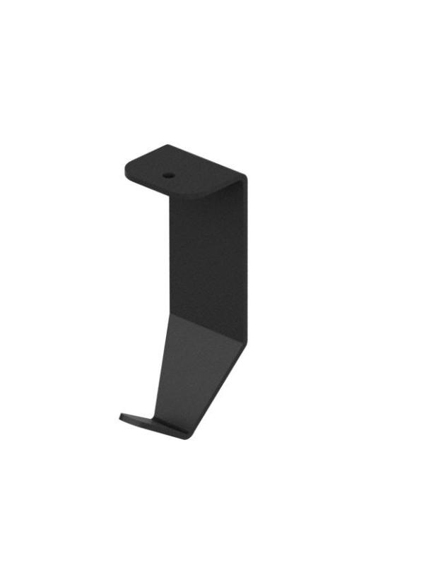 Epka Luxion Set Șine de Bucătărie 100 cm cu Accesorii Metalice cu Prindere Invizibilă Negru 1208969984