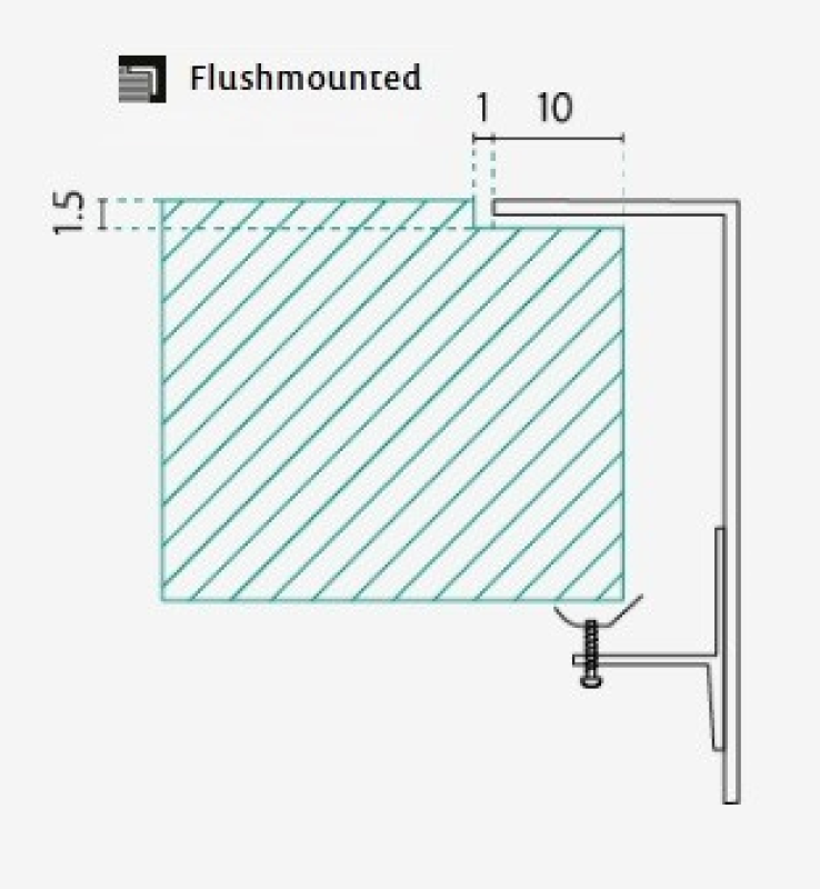 Bancă IB1530 chiuvetă din inox 168 x 318 mm montare deasupra și montare la același nivel 1208970043