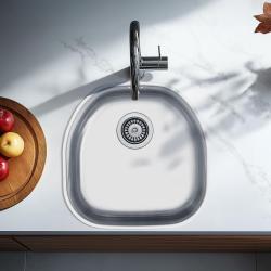 Banka Denver Chiuvetă din oțel inoxidabil 41 x 41 cm Submontare 1208970049