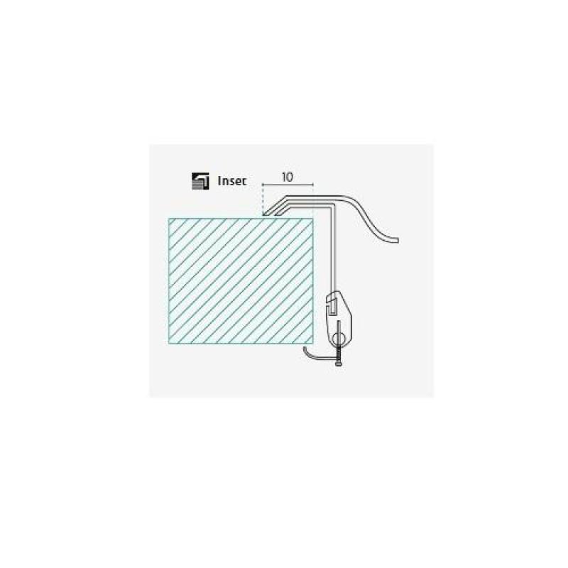 Banca Orlando chiuvetă din oțel inoxidabil 465 x 485 mm montare pe blat cu orificiu pentru robinet 1208970058.