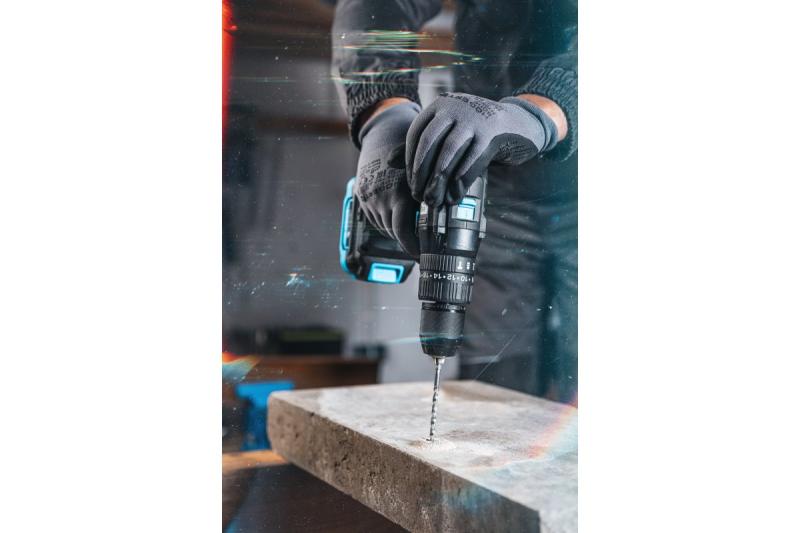 Högert Mașină de găurit cu acumulator fără perii 18V pentru cărămidă, piatră, lemn, metal și plastic.