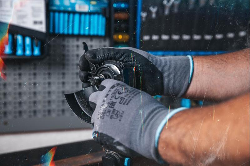 HÖGERT Polizor unghiular fără fir 125MM 18V - fără baterie