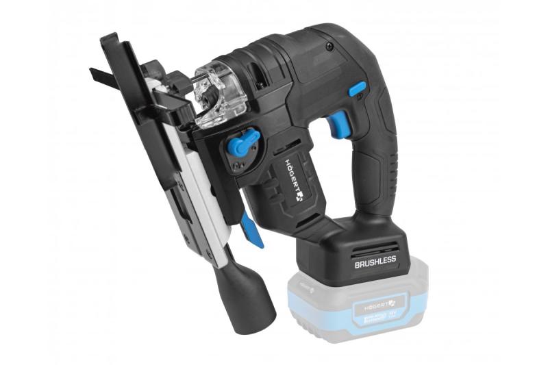 Fierăstrău pendular cu acumulator HÖGERT, 18V, mâner anti-vibrații - fără acumulator.