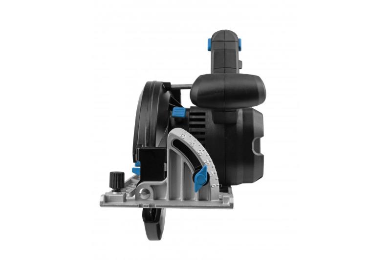 Fierăstrău circular cu acumulator HÖGERT, 18V, fără acumulator, cu racord pentru aspirator.