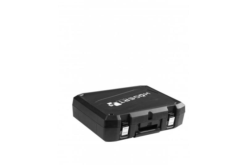 Polizor unghiular fără fir HÖGERT cu comutator tip paddle, 125MM, 18V - Set (baterie, încărcător, accesorii)