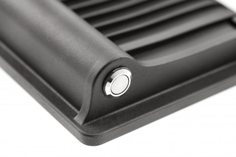 Lumină de inundație solară LUMOS II, LED, 2000lm, 6400K, 2600mAh înlocuibil, IP65, negru